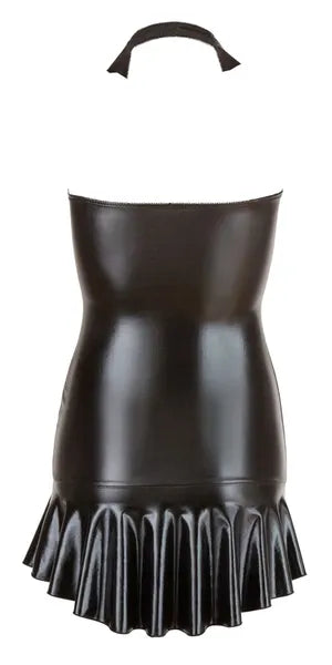 Halterneck Dress with Cleavage Lacing