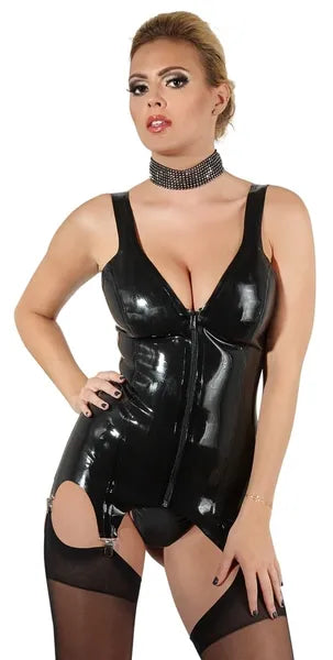 Black Latex Basque