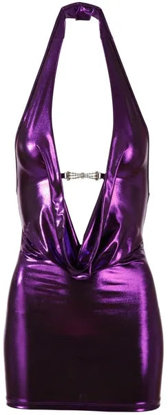 Purple Halterneck Dress