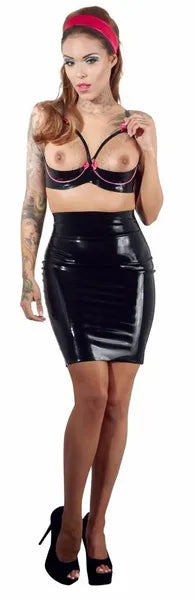 Latex Short Skirt
