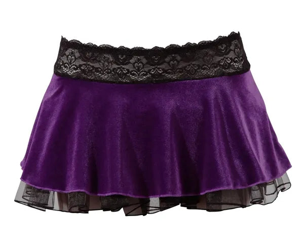 Purple Velvet Skirt
