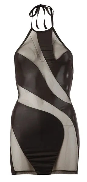 Halterneck Swirl Dress